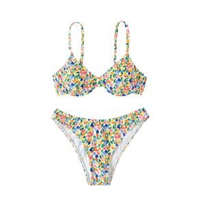 Fruit Print Two Piece Swimsuit- Size Small
